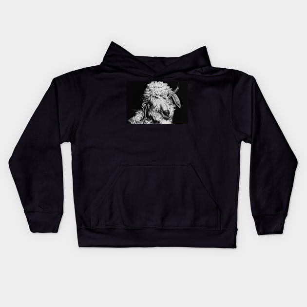 Curly Kids Hoodie by LaurieMinor